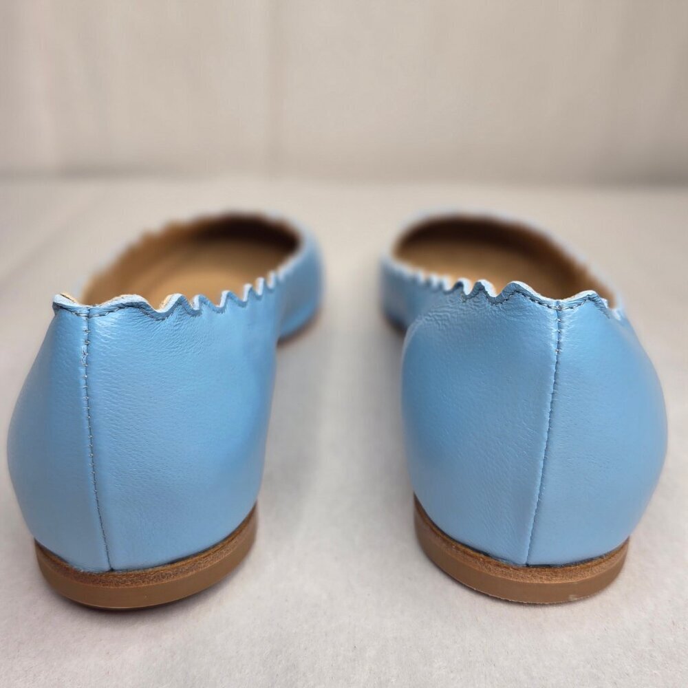Chloe Lauren Ballerina Flats - Aquatic Blue, Size: 35 - Picture 3 of 6
